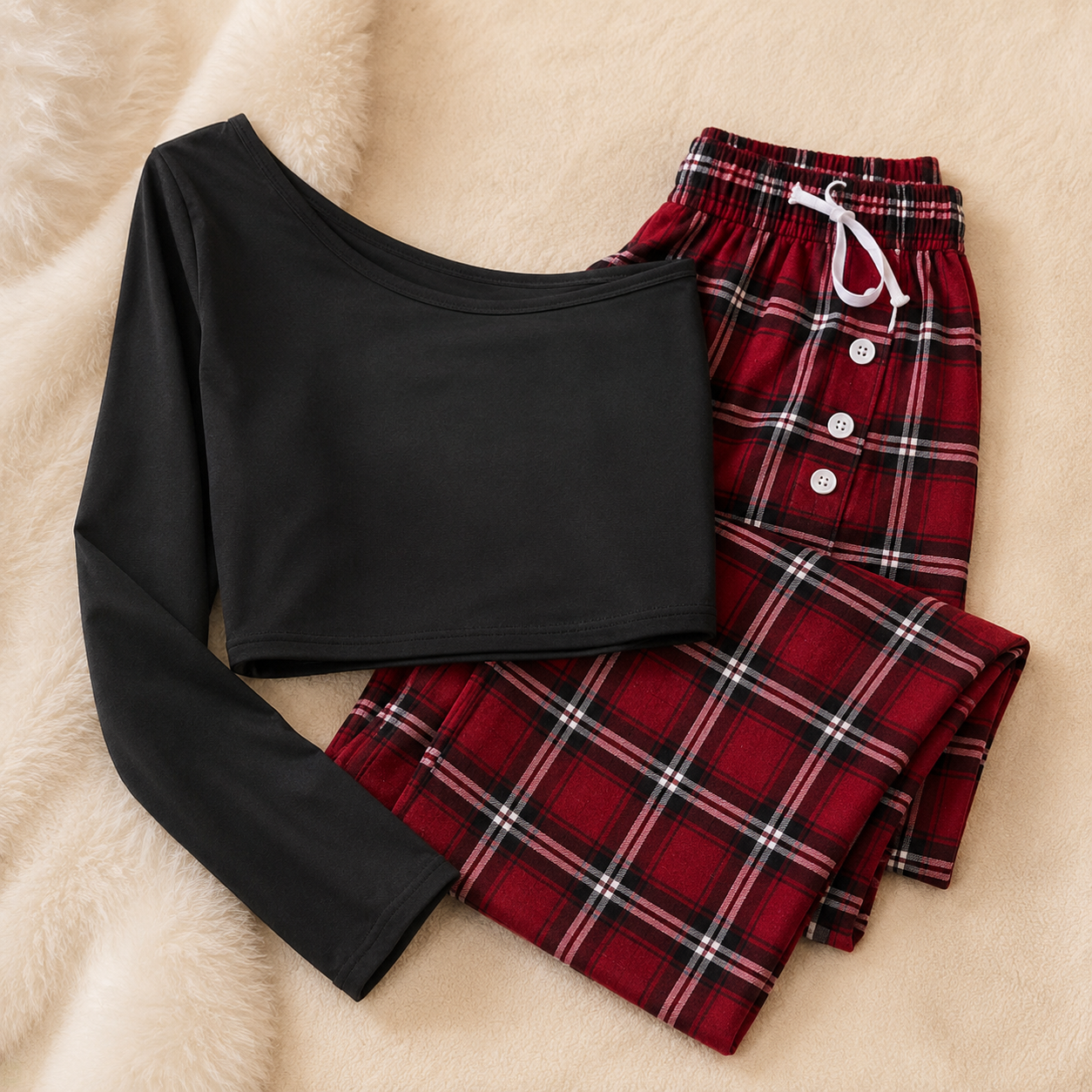 Cherry Pajama Set