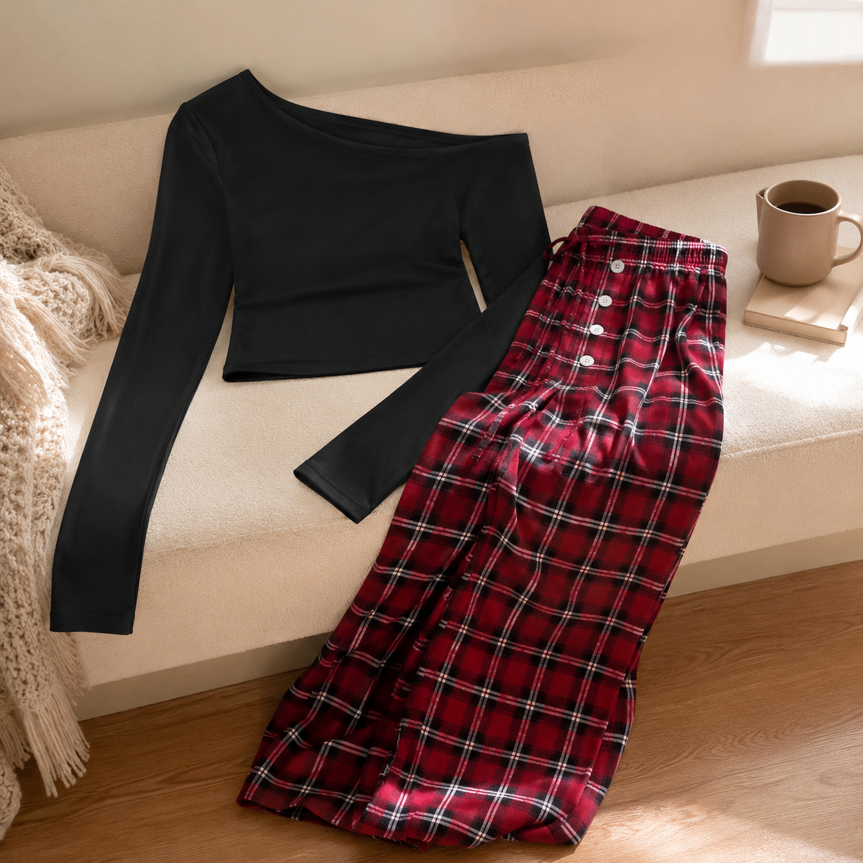 Cherry Pajama Set